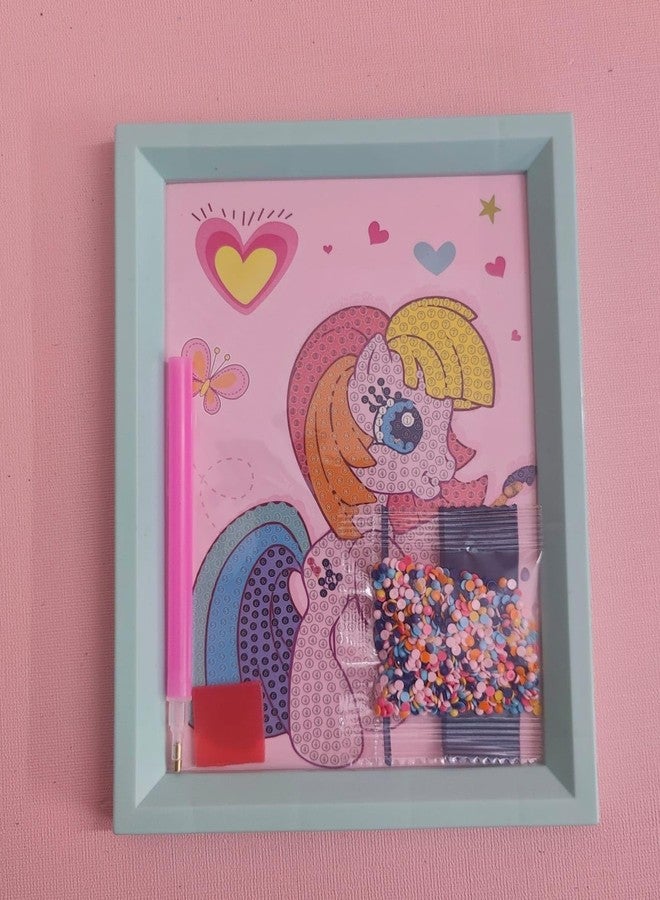 Tera13 TERA 13 Unicorn Diamond Painting Kits for Kids (1 pcs) Arts and Crafts for Kids Diamond Painting Kits DIY Diamond Painting Craft Kits for Kids Art and Craft Kit for Girls Gift for Girls Craft Kit - Image 3